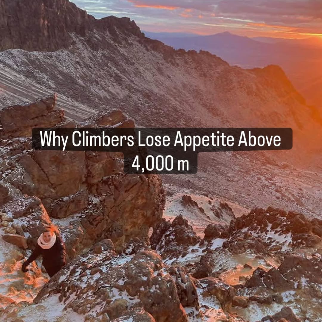 Why Climbers Lose Appetite Above 4,000m